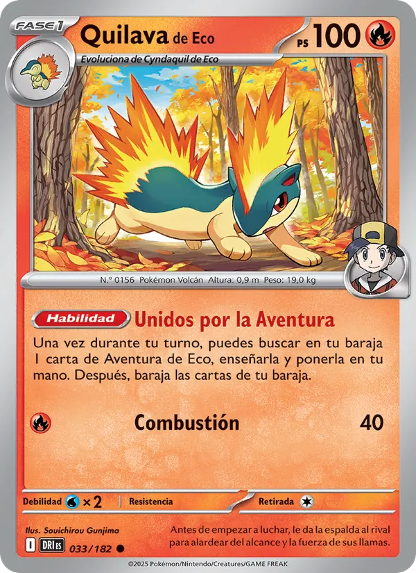 Quilava de Eco Rivales Predestinados 033/182