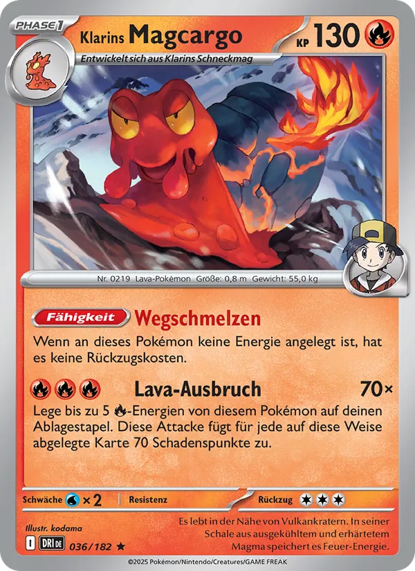 Klarins Magcargo Ewige Rivalen 036/182