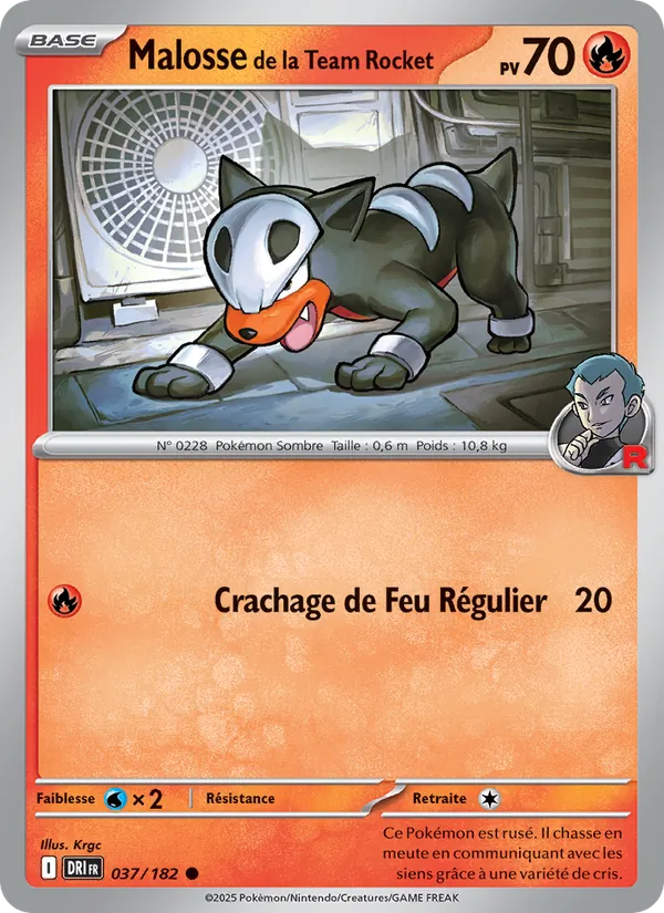 Malosse de la Team Rocket Rivalités Destinées 037/182