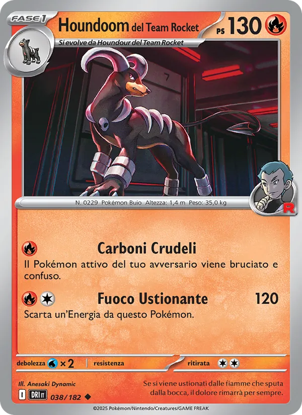 Houndoom del Team Rocket Rivali Predestinati 038/182