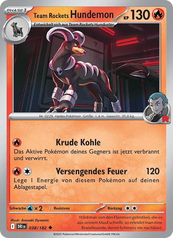 Team Rockets Hundemon Ewige Rivalen 038/182