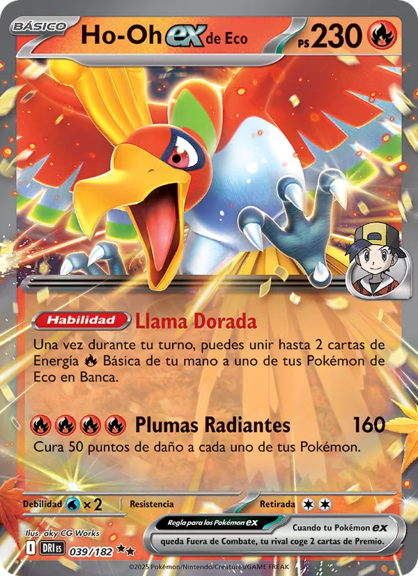 Ho-Oh ex de Eco Rivales Predestinados 039/182