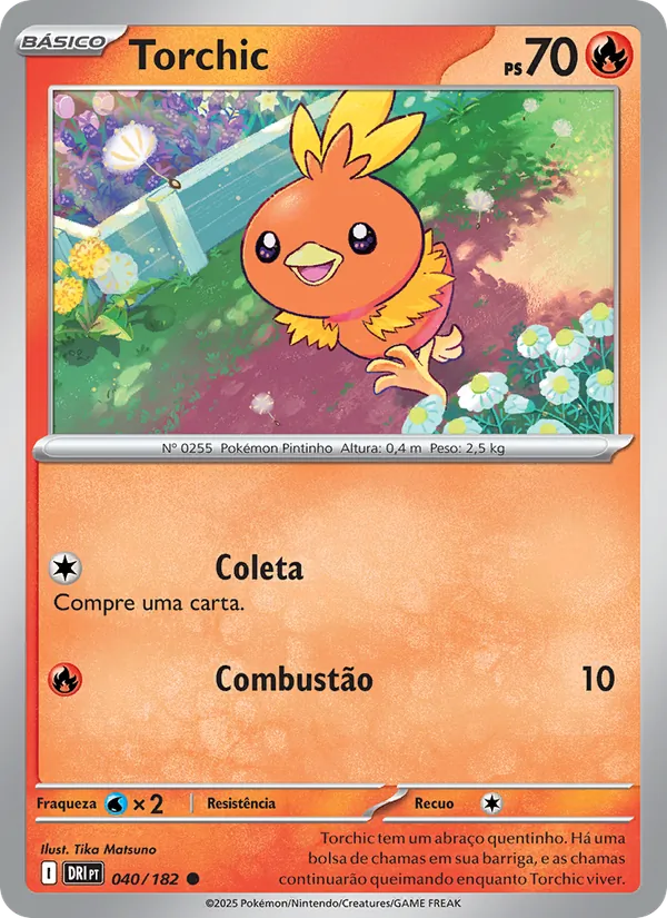 Torchic Rivais Predestinados 040/182
