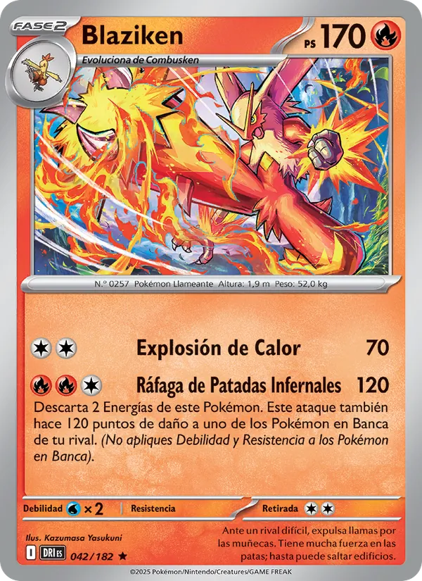 Blaziken Rivales Predestinados 042/182
