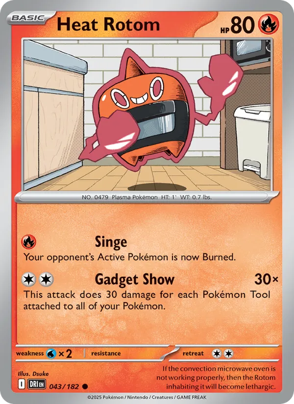 Heat Rotom Destined Rivals 043/182