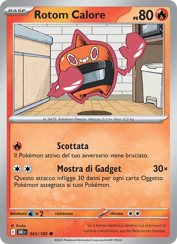 Rotom Calore Rivali Predestinati 043/182
