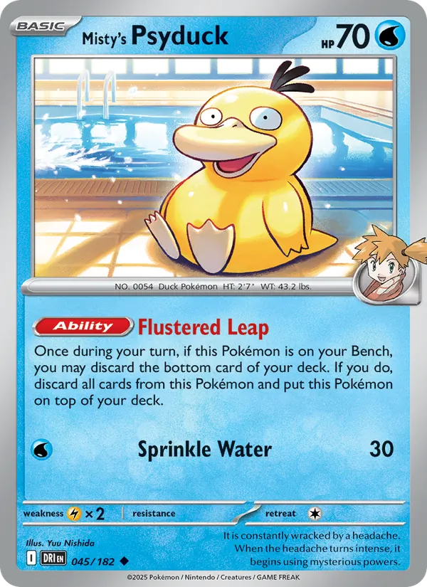 Misty's Psyduck Destined Rivals 045/182