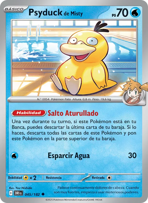 Psyduck de Misty Rivales Predestinados 045/182