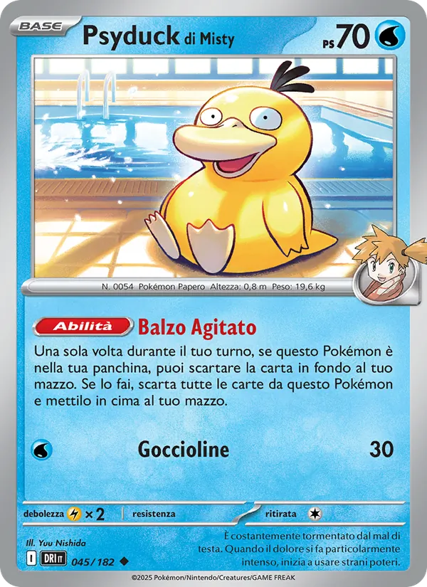 Psyduck di Misty Rivali Predestinati 045/182