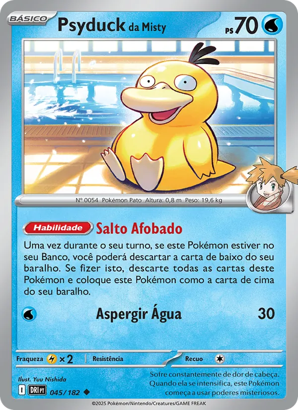 Psyduck da Misty Rivais Predestinados 045/182
