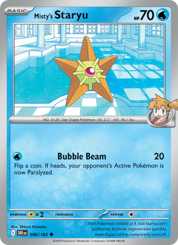 Misty's Staryu Destined Rivals 046/182