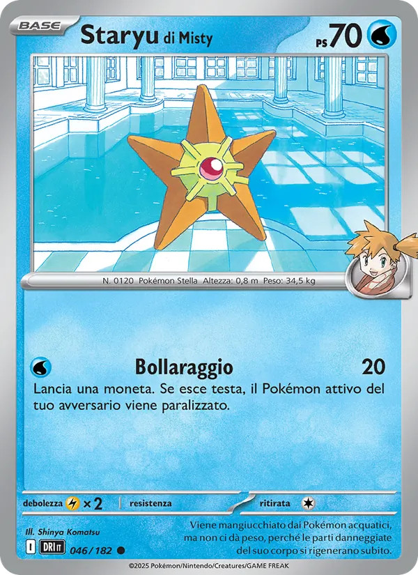 Staryu di Misty Rivali Predestinati 046/182