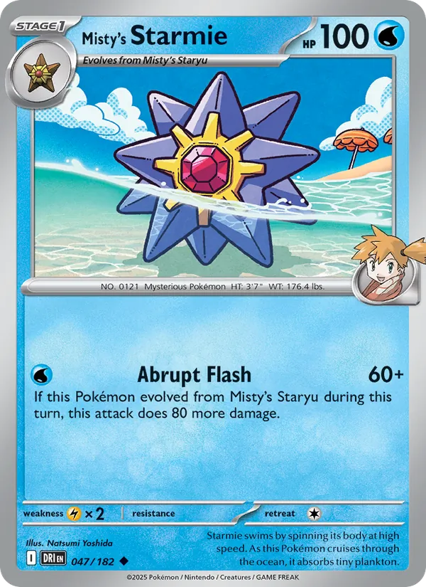 Misty's Starmie Destined Rivals 047/182