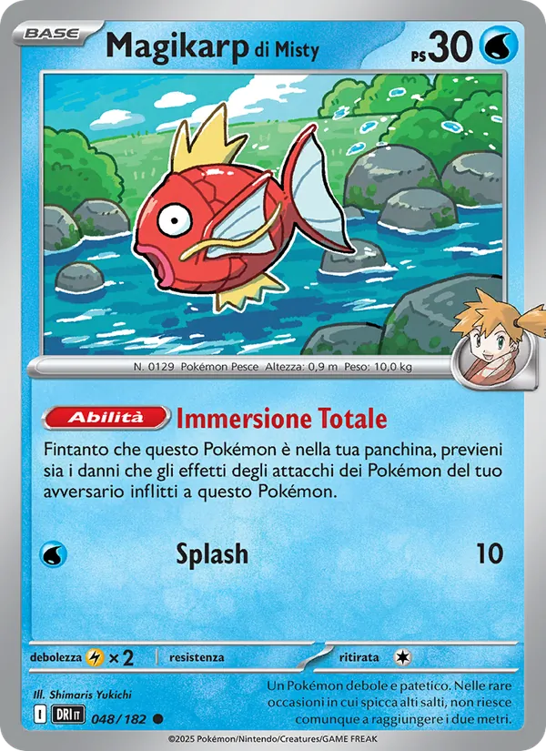 Magikarp di Misty Rivali Predestinati 048/182