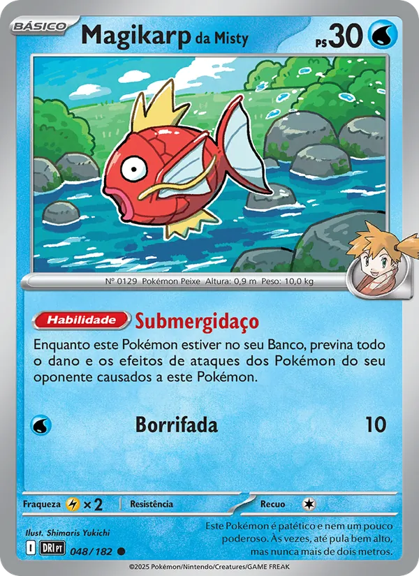 Magikarp da Misty Rivais Predestinados 048/182