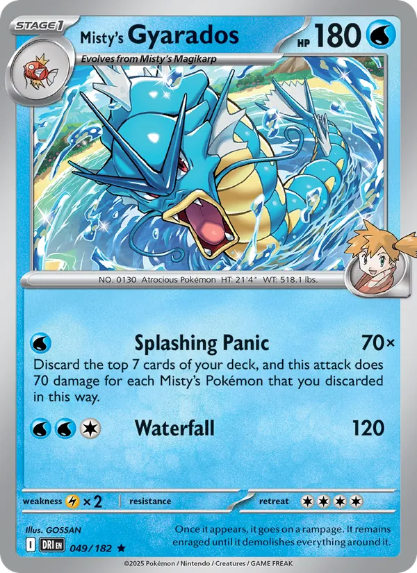 Misty's Gyarados Destined Rivals 049/182