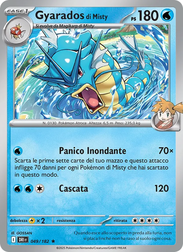 Gyarados di Misty Rivali Predestinati 049/182