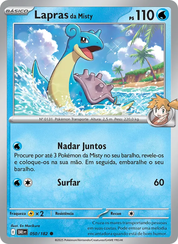 Lapras da Misty Rivais Predestinados 050/182