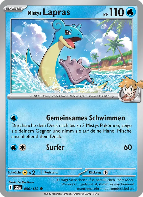Mistys Lapras Ewige Rivalen 050/182