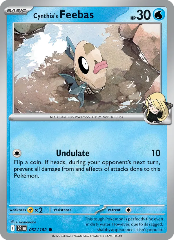 Cynthia's Feebas Destined Rivals 052/182