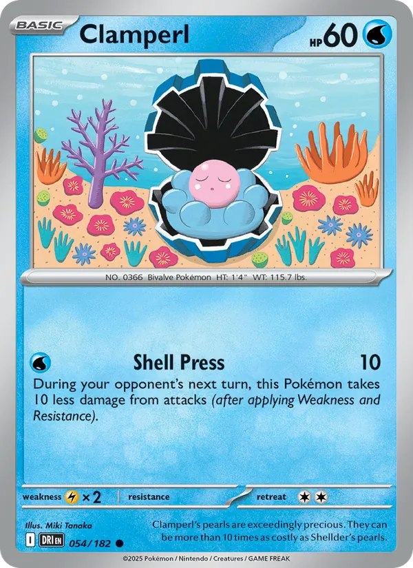 Clamperl Destined Rivals 054/182