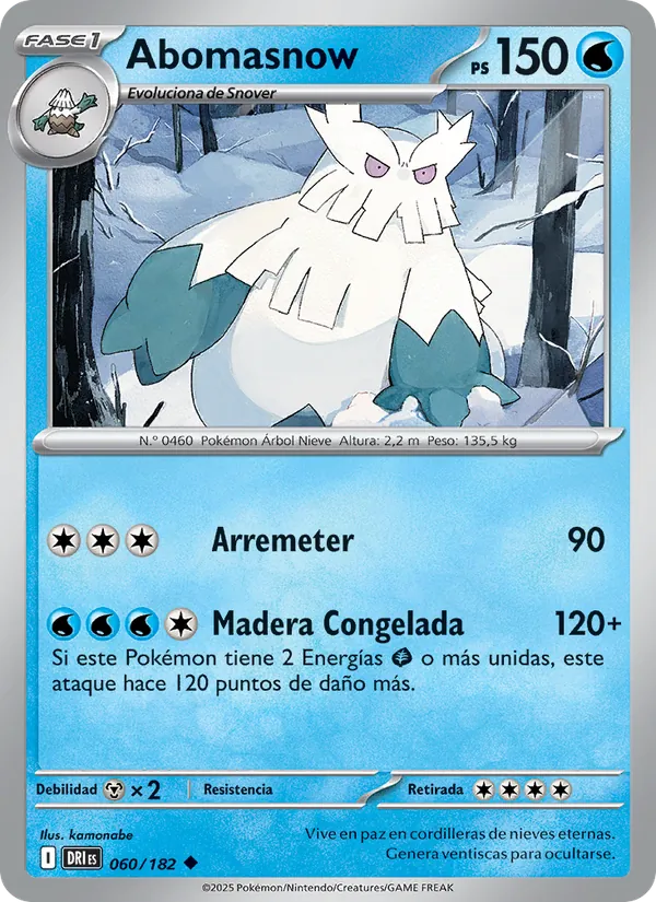 Abomasnow Rivales Predestinados 060/182