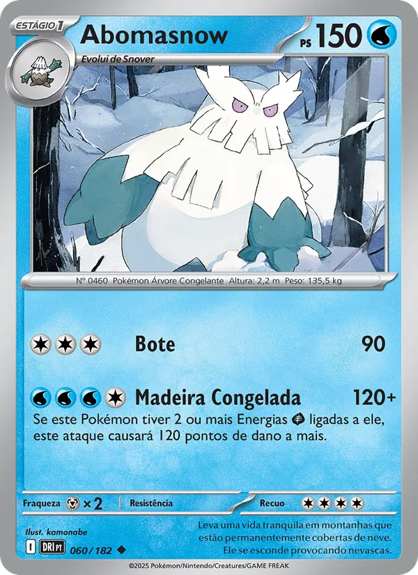 Abomasnow Rivais Predestinados 060/182