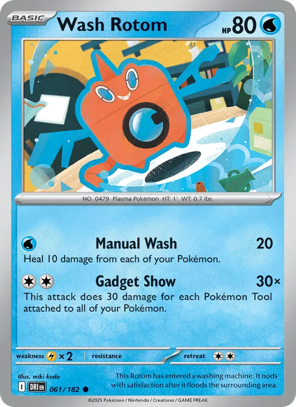 Wash Rotom Destined Rivals 061/182