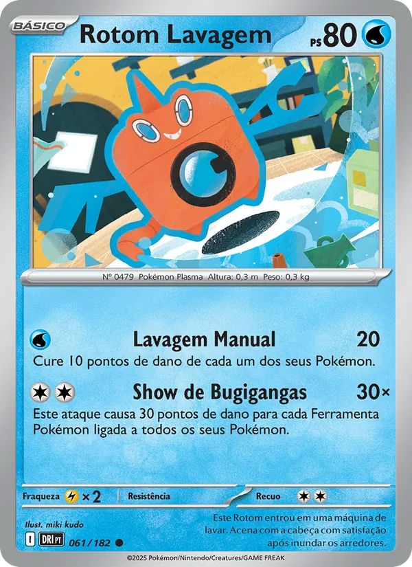 Rotom Lavagem Rivais Predestinados 061/182