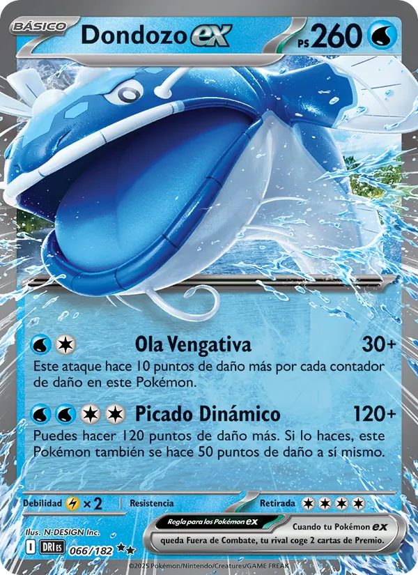 Dondozo ex Rivales Predestinados 066/182