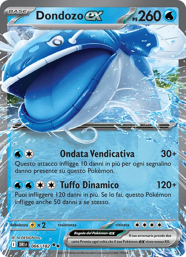 Dondozo-ex Rivali Predestinati 066/182