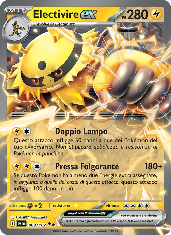 Electivire-ex Rivali Predestinati 069/182