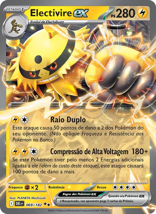 Electivire ex Rivais Predestinados 069/182