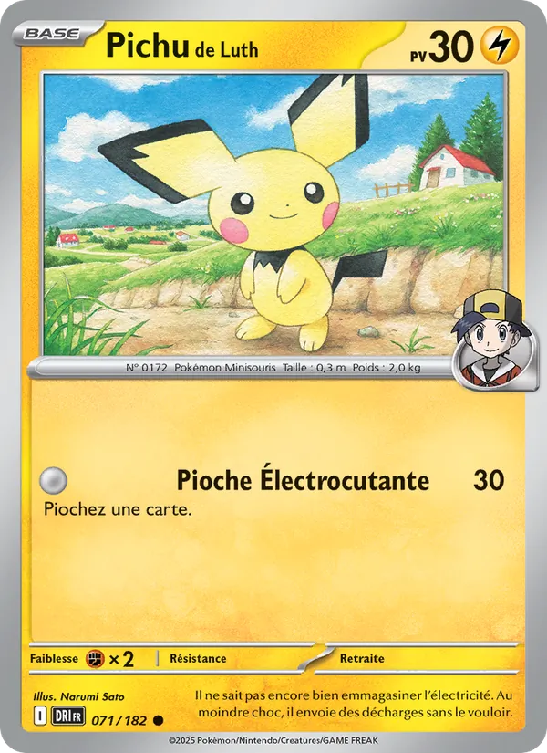 Pichu de Luth Rivalités Destinées 071/182
