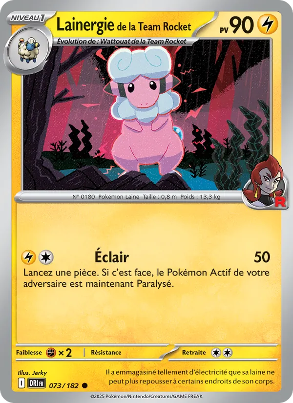 Lainergie de la Team Rocket Rivalités Destinées 073/182
