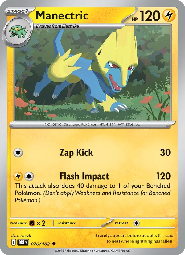 Manectric Destined Rivals 076/182