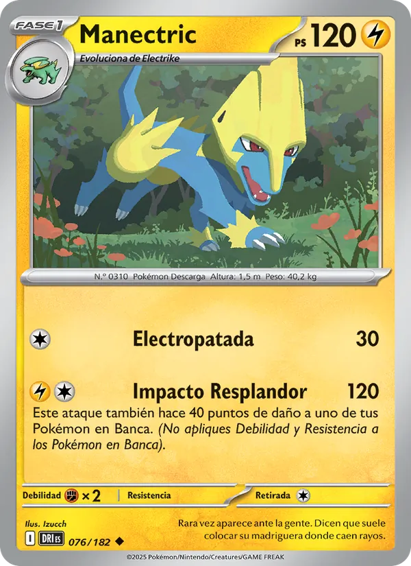 Manectric Rivales Predestinados 076/182