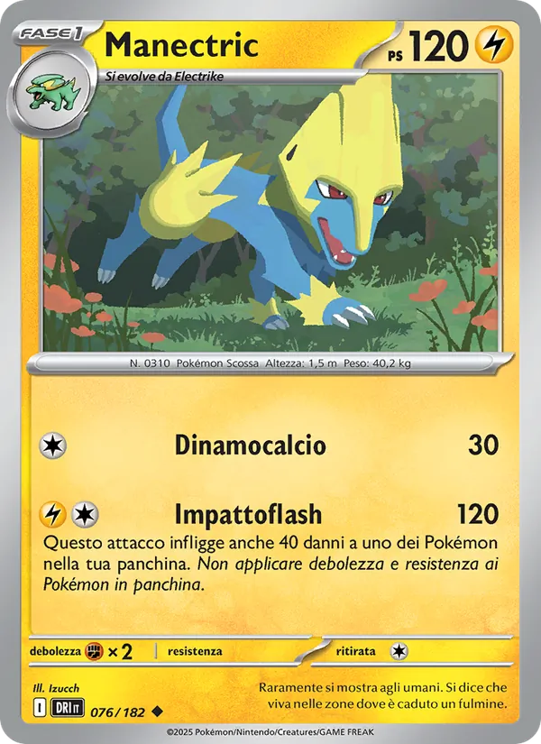 Manectric Rivali Predestinati 076/182