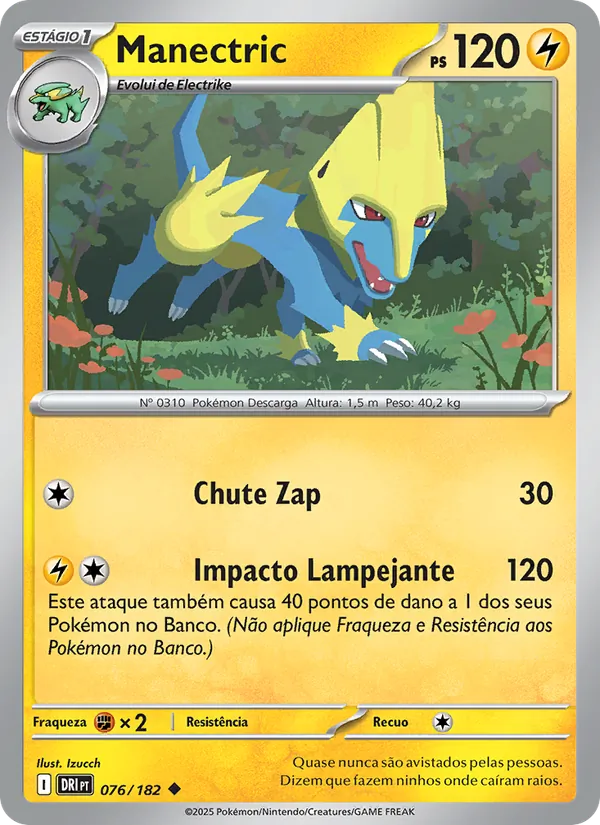 Manectric Rivais Predestinados 076/182