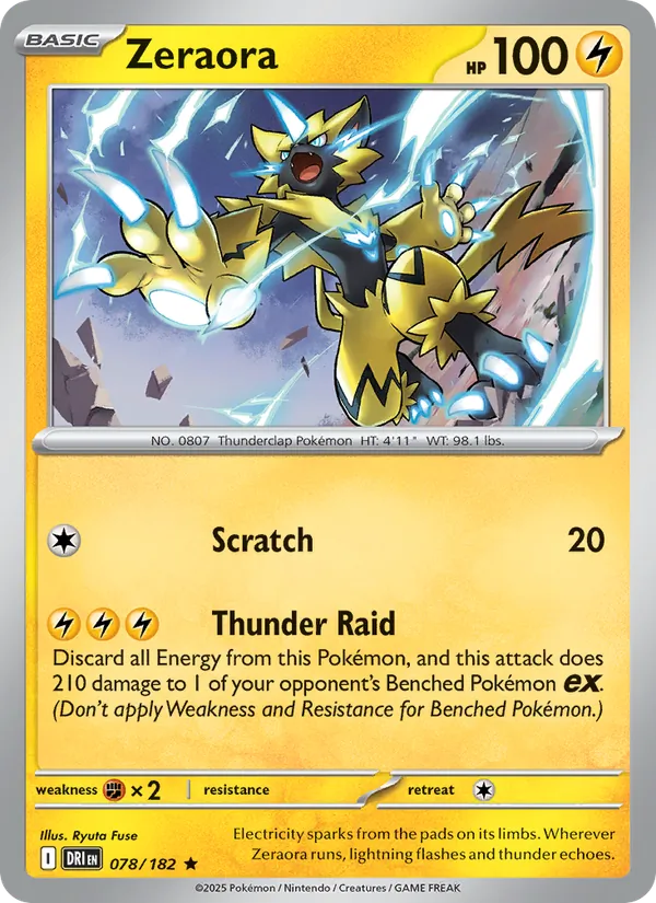 Zeraora Destined Rivals 078/182