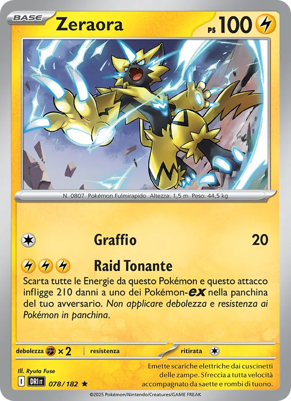 Zeraora Rivali Predestinati 078/182