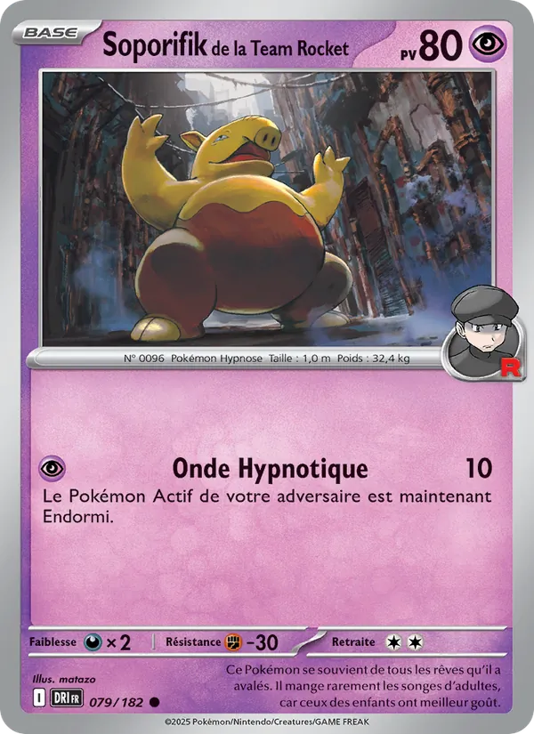 Soporifik de la Team Rocket Rivalités Destinées 079/182