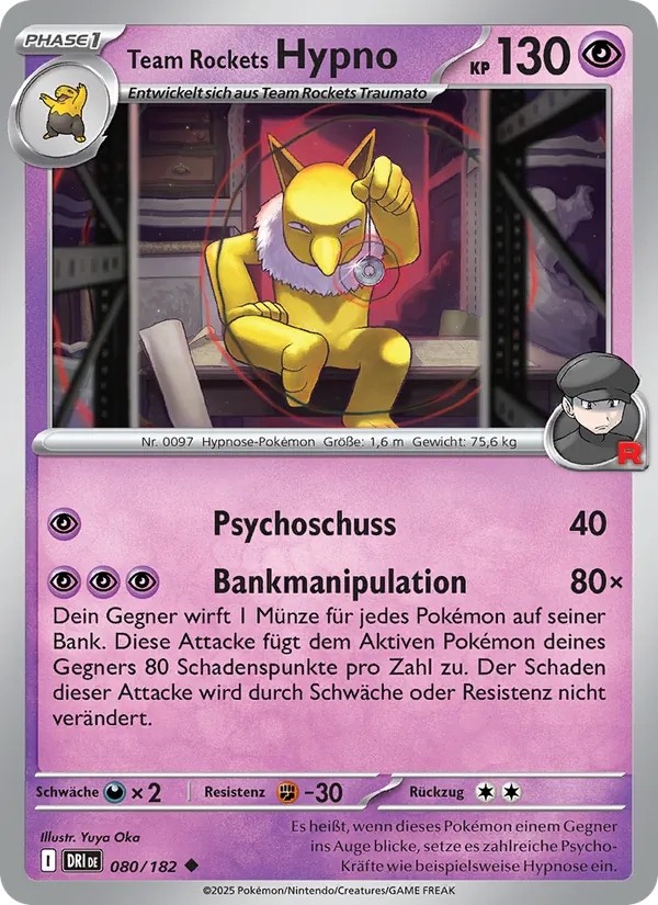 Team Rockets Hypno Ewige Rivalen 080/182