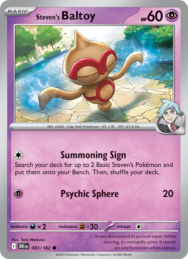 Steven's Baltoy Destined Rivals 083/182