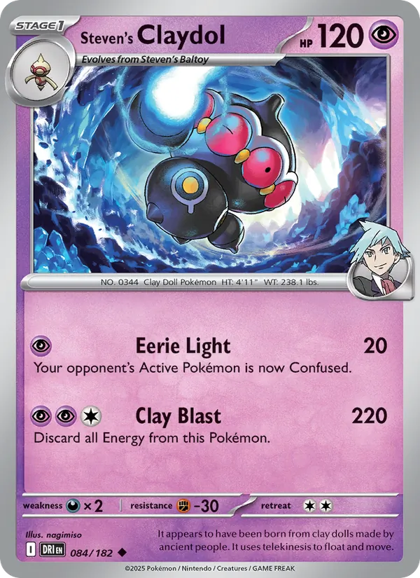 Steven's Claydol Destined Rivals 084/182