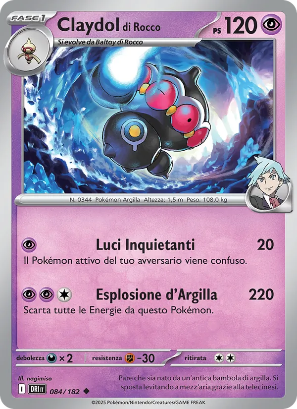 Claydol di Rocco Rivali Predestinati 084/182
