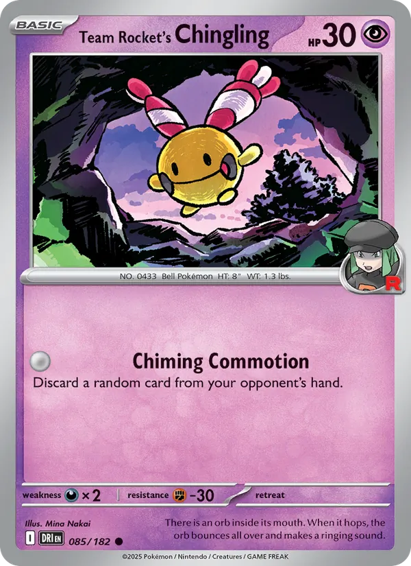 Team Rocket's Chingling Destined Rivals 085/182