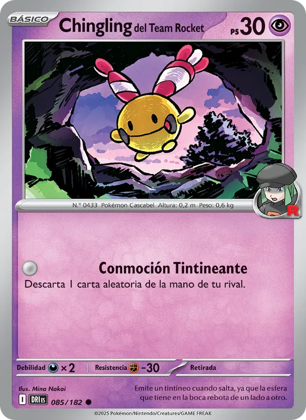 Chingling del Team Rocket Rivales Predestinados 085/182