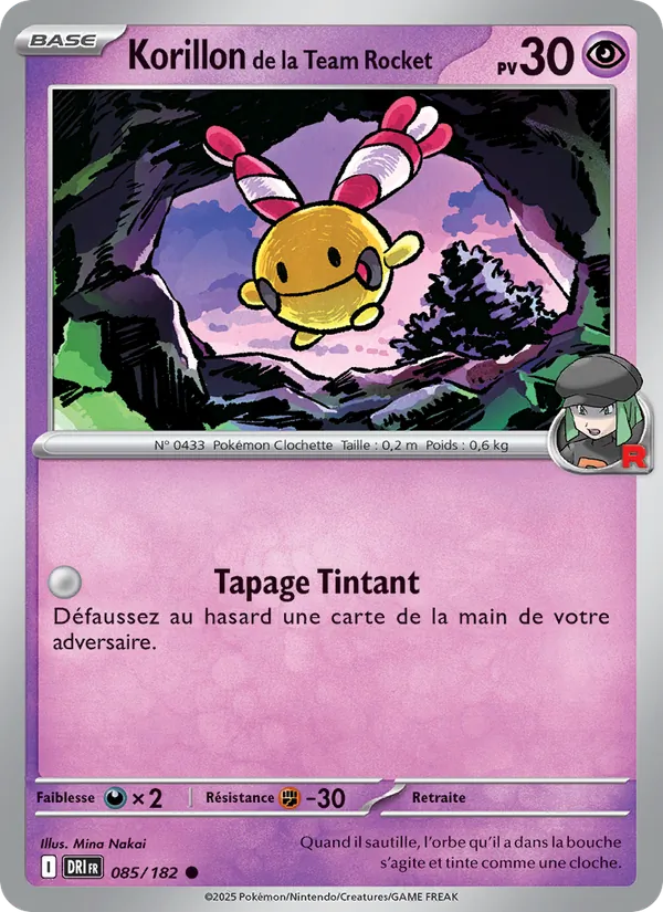 Korillon de la Team Rocket Rivalités Destinées 085/182