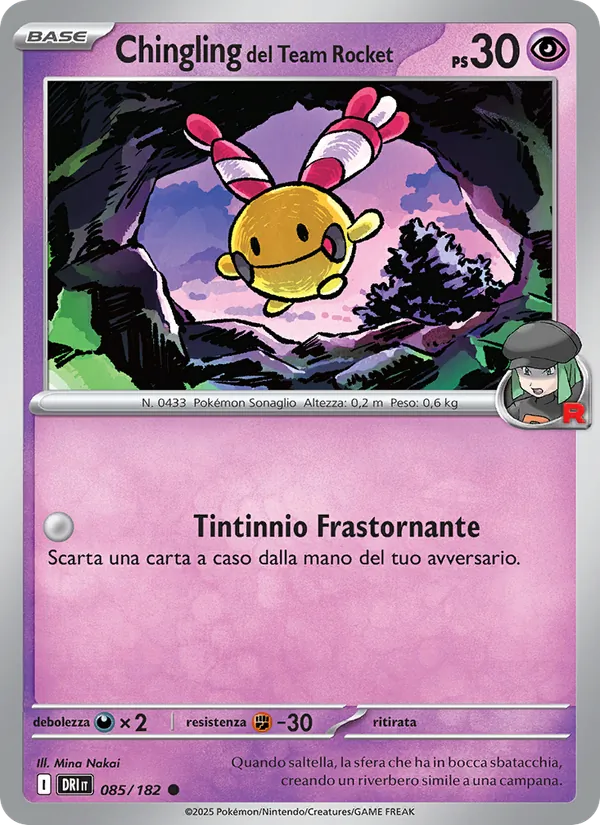 Chingling del Team Rocket Rivali Predestinati 085/182